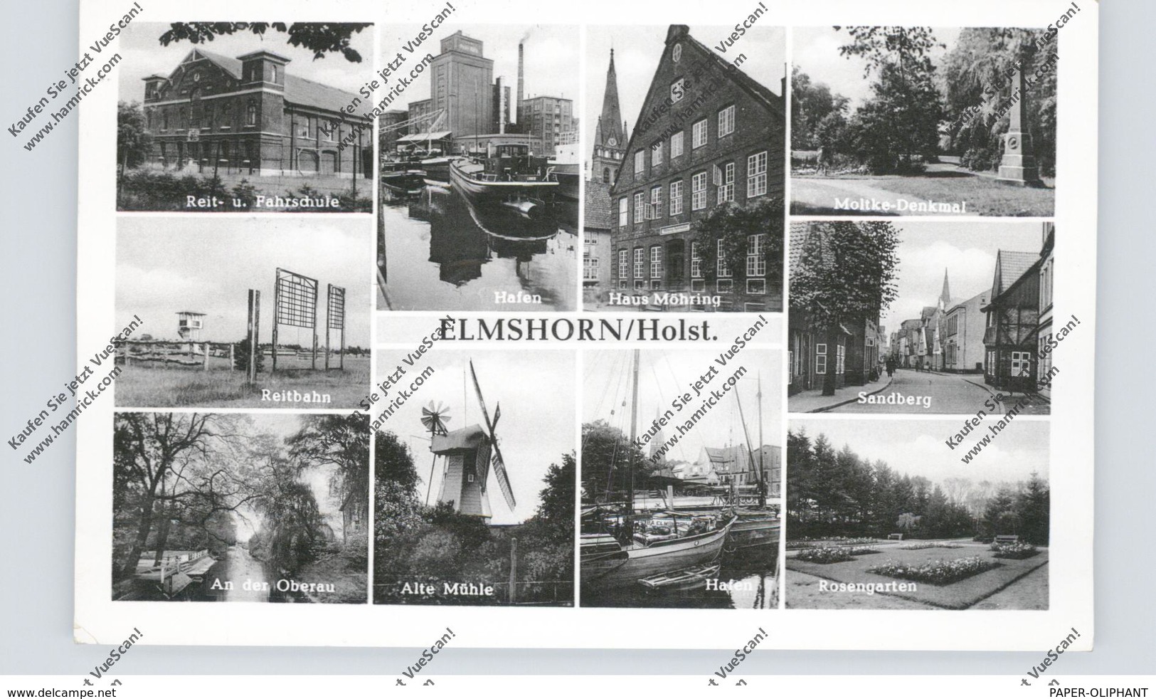 2200 ELMSHORN, Reit- Und Fahrschule, Reitbahn, Oberau, Alte Mühle, Sandberg..., 1959 - Elmshorn