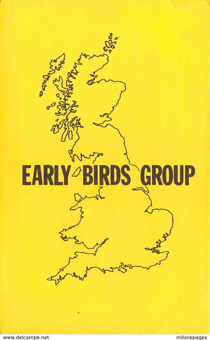 Citizen Band Carte QSL England Early Birds Group 1985 - CB