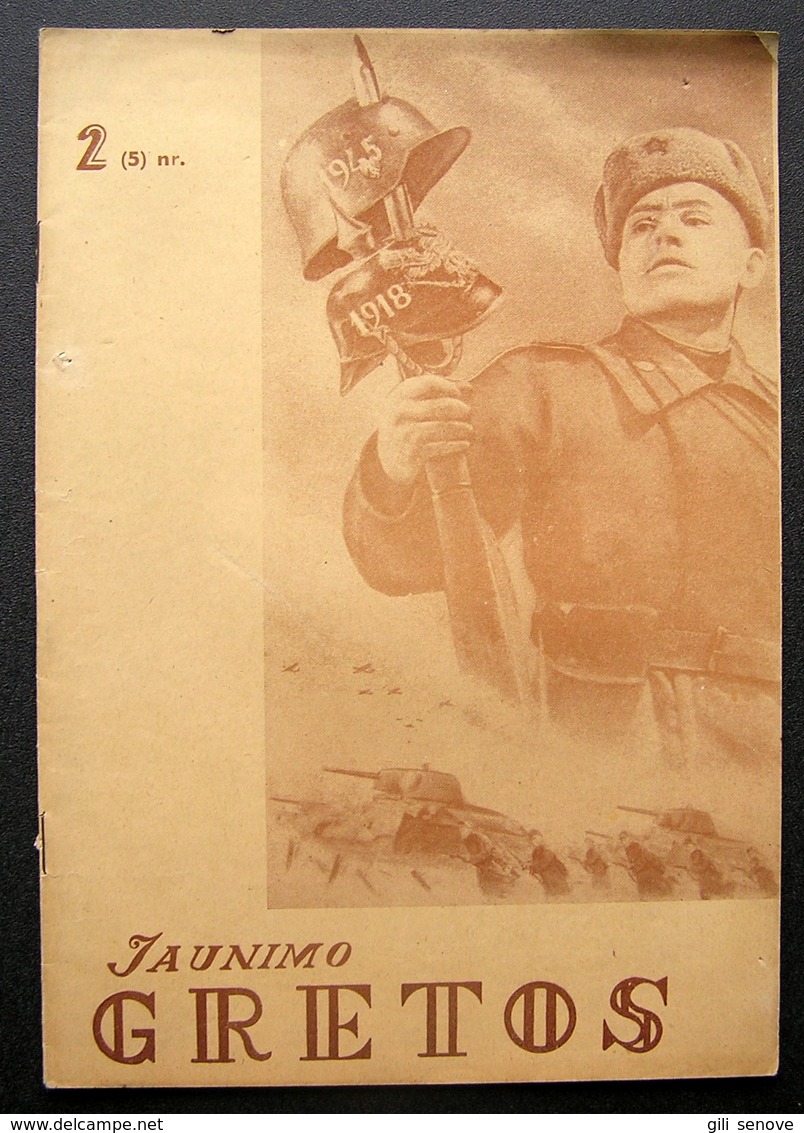 Lithuanian Magazine/ Jaunimo Gretos No. 2 1945 - Magazines