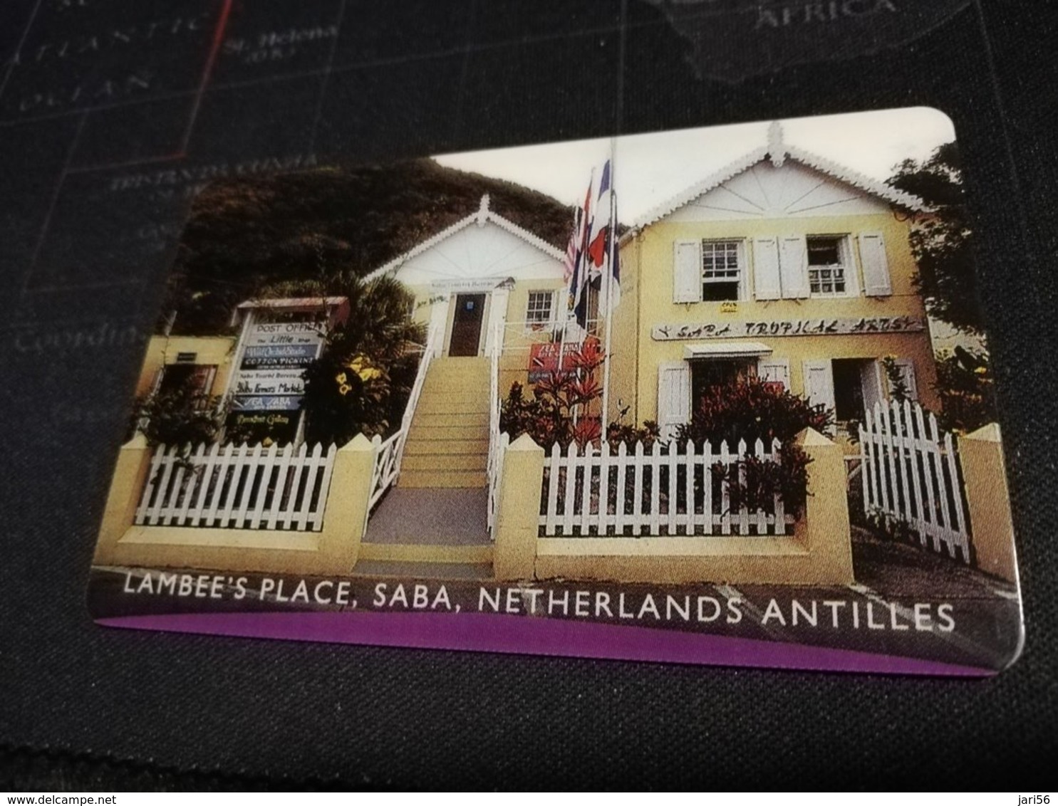 SABA LAMBEES PLACE  $10-    FINE  USED      ** 1704** - Antille (Olandesi)