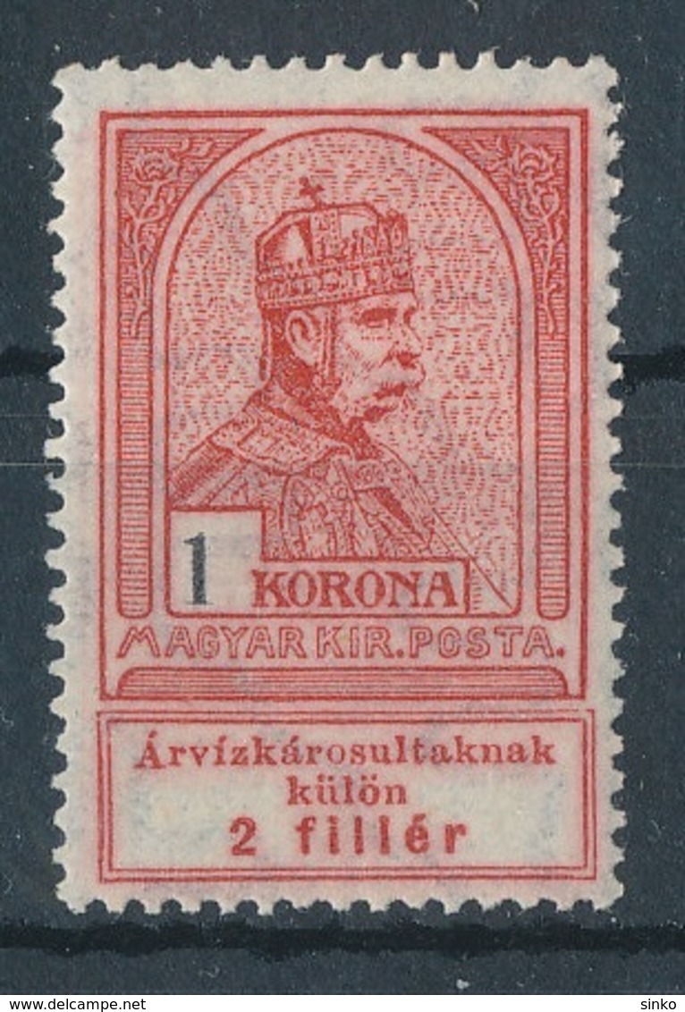 1913. Flood (I.) 1K - Unused Stamps