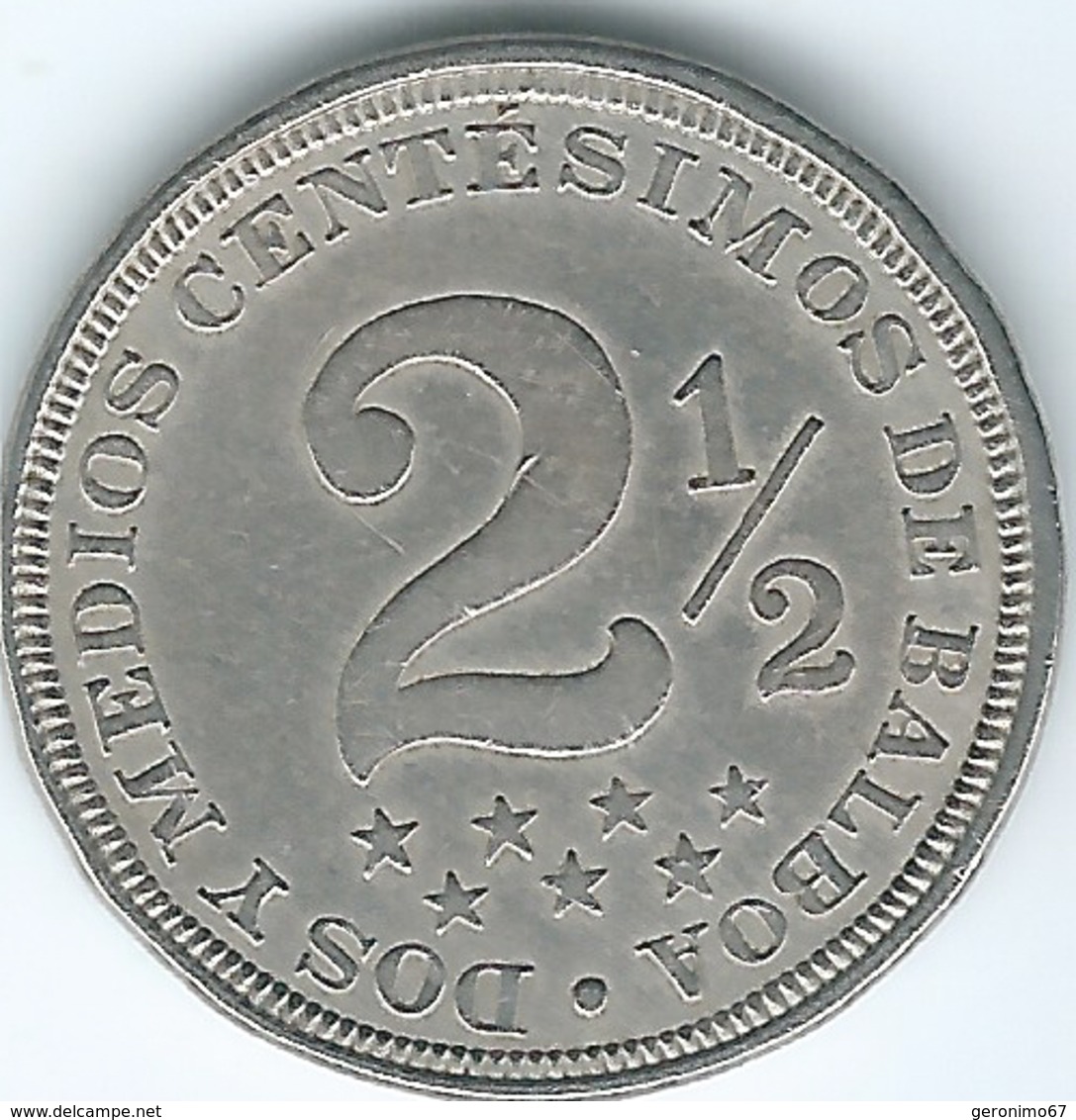 Panama - 2½ Centésimos - 1907 - KM7.1 - Panama