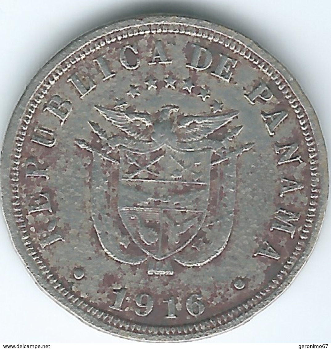 Panama - 2½ Centésimos - 1916 - KM7.2 - Panama