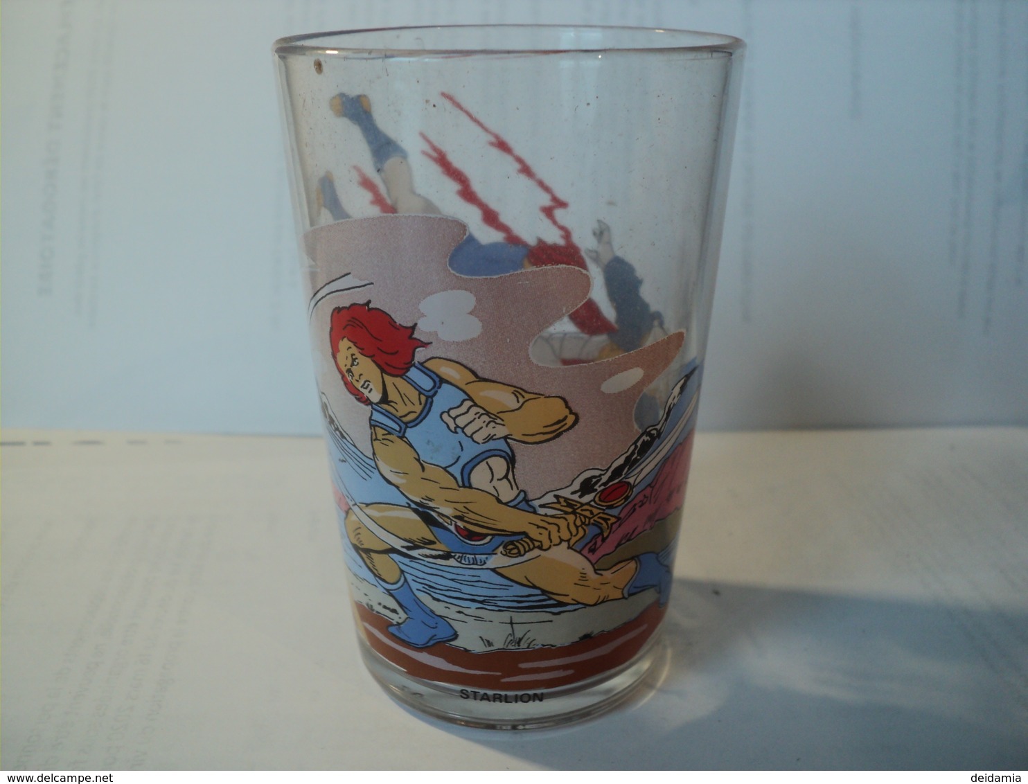 VERRE COSMOCATS. 1987. TELEPIX LCI AND T WOLF RO BER BILL / TIGRO / SHAKAL / STARLION. - Arte Della Tavola