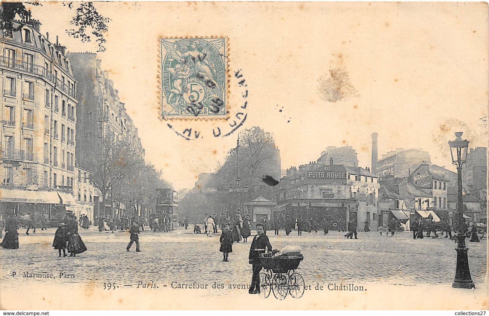 PARIS-75014- CARREFOUR DES AVENUES D'ORLEANS ET DE CHATILLON - Arrondissement: 14