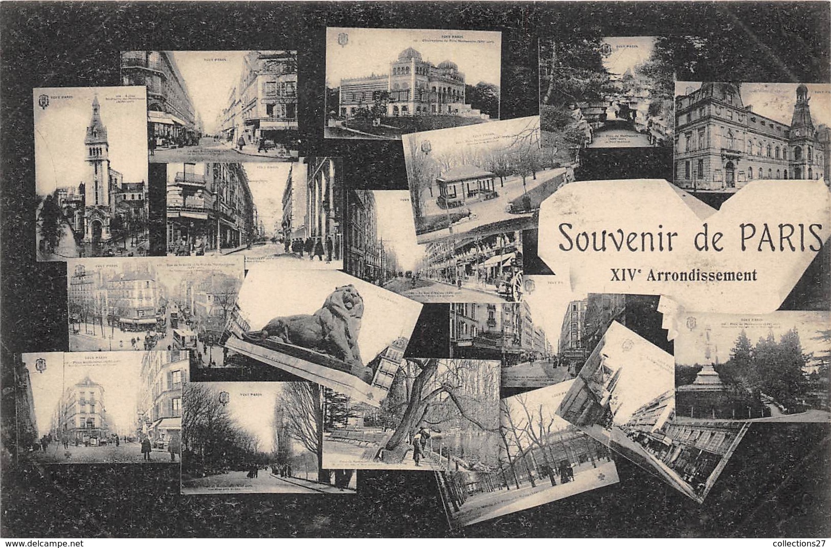 PARIS-75014- SOUVENIR MULTIVUES - Distretto: 14