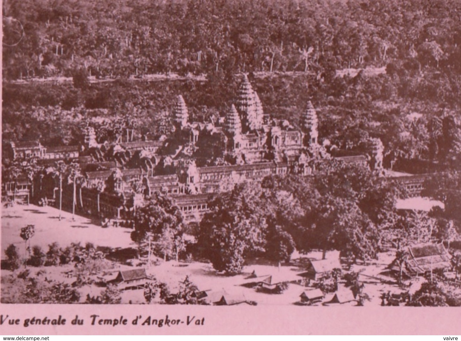 Indochine - Temple D'Angkor-Vat -  1953 - Carte Postale Petit Format Type Mignonette - Otros & Sin Clasificación