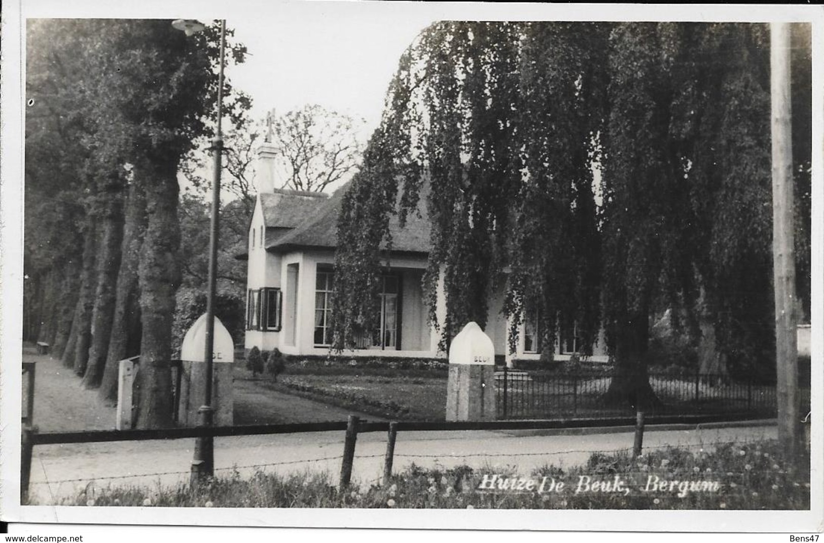 Bergum Huize De Beuk Gelopen 17-5-1933 - Otros & Sin Clasificación