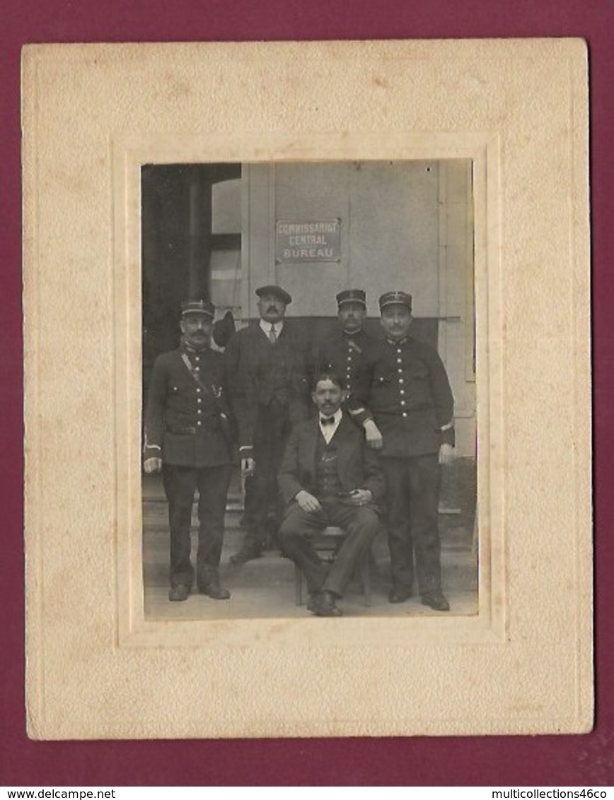 280420 - PHOTO ANCIENNE - POLICE GENDARMERIE - Commissariat Central Bureau Policier - Police - Gendarmerie