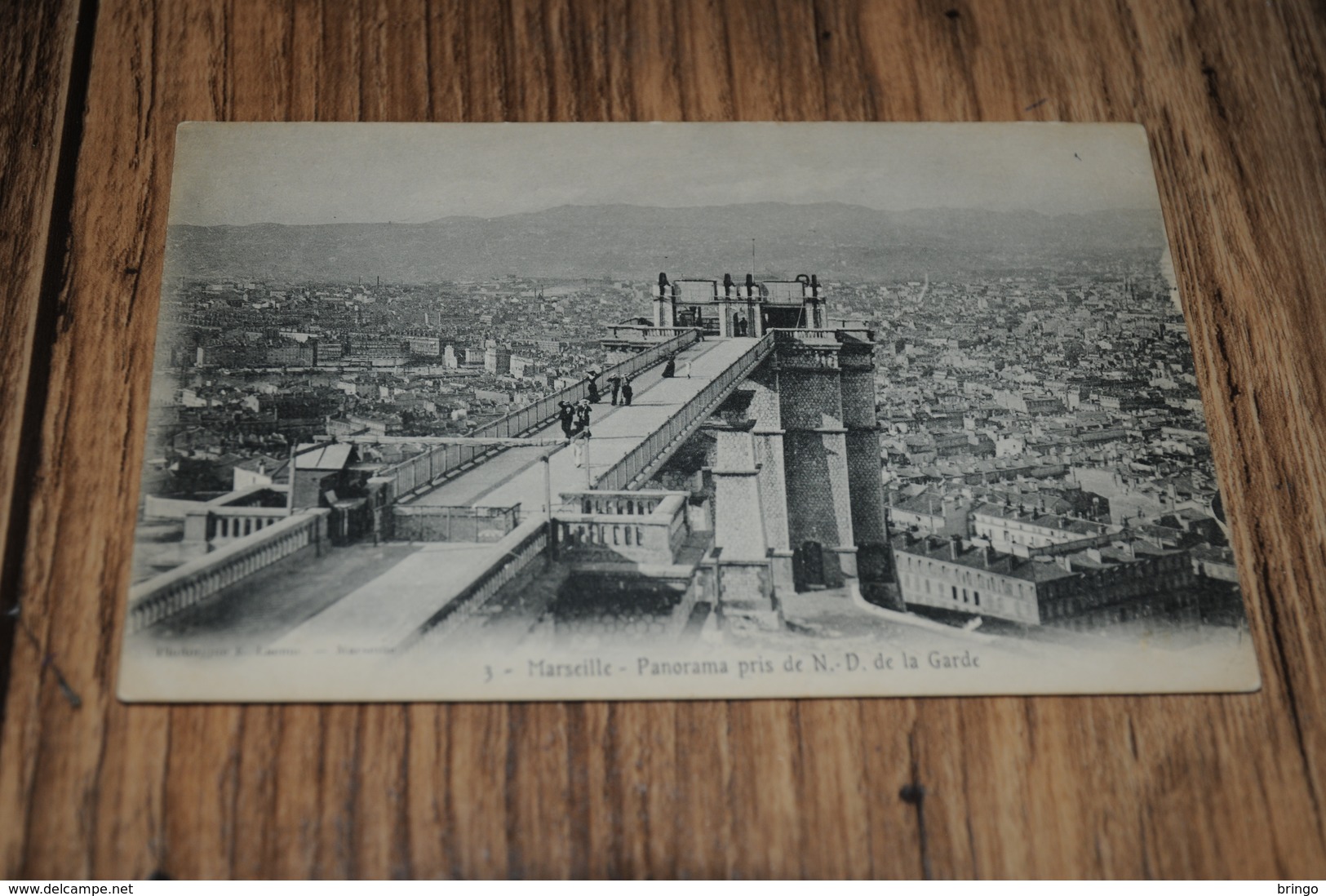 3974-           MARSEILLE, PANORAMA PRIS N.D. DE LA GARDE - Notre-Dame De La Garde, Lift