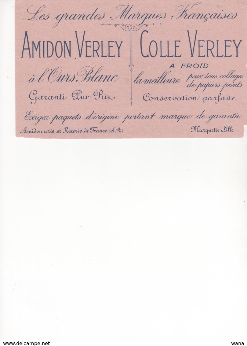 Buvard Amidon Verley - Produits Ménagers