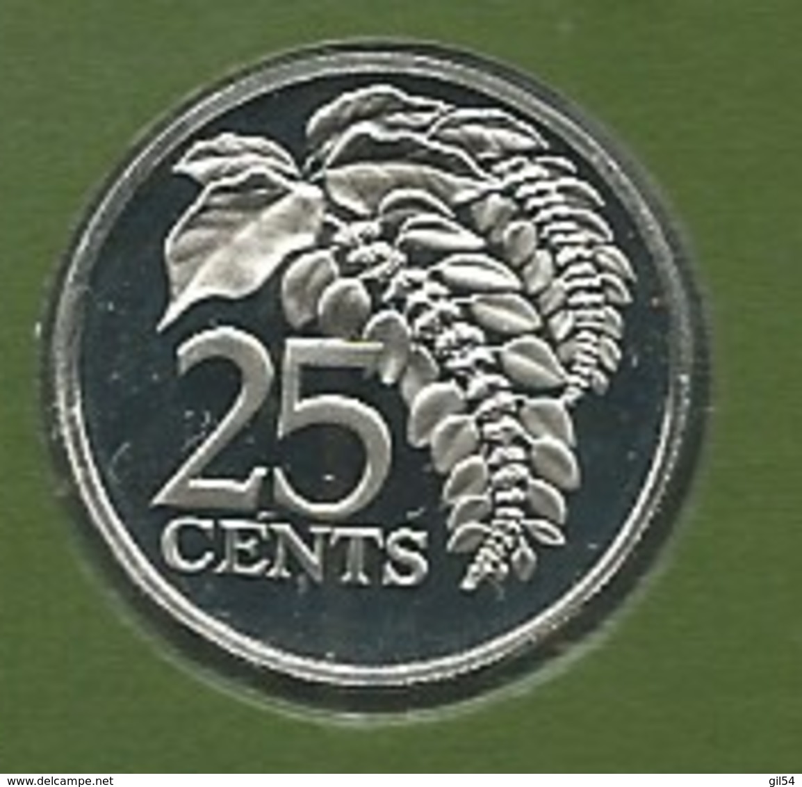 25 CENTS 1975 TRINIDAD AND TOBAGO - Pieb 23510 - Trinidad Y Tobago