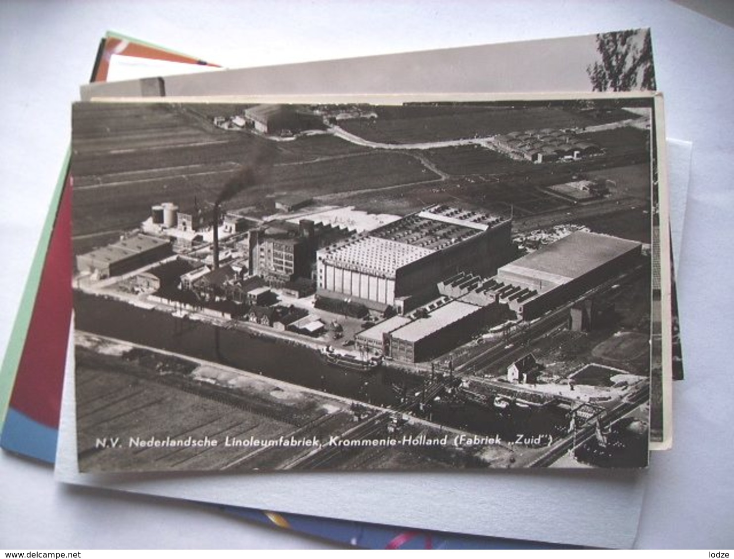 Nederland Holland Pays Bas Krommenie Met Linoleum Fabriek Panorama - Krommenie