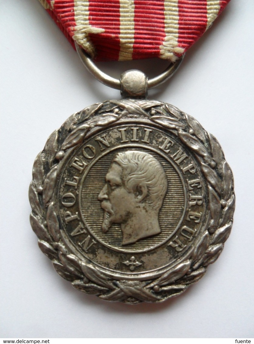 Médaille D'Italie 1859 PREMIER TYPE 38 Mm - Before 1871