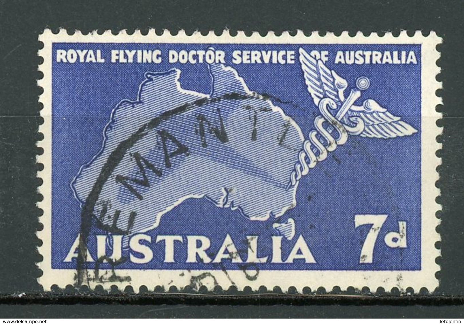AUSTRALIE - POSTE AERIENNE N° Yvert 9 Obli. - Used Stamps