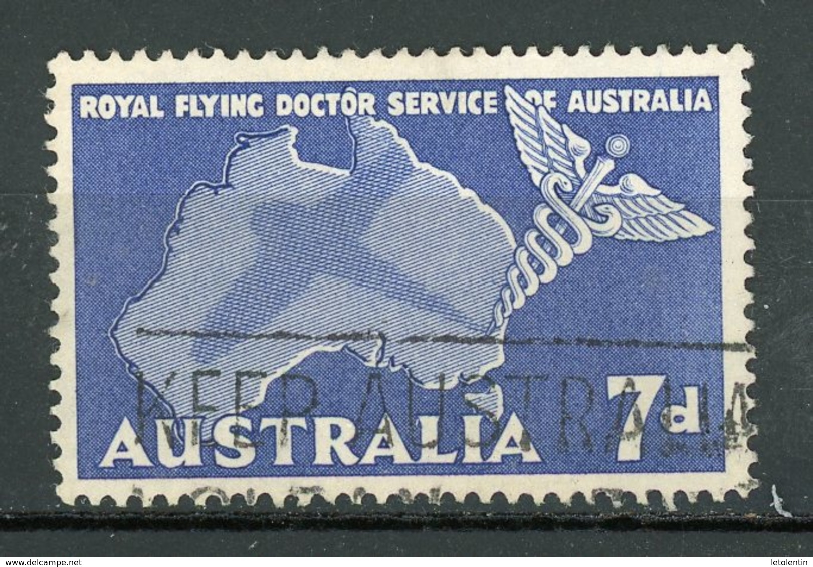 AUSTRALIE - POSTE AERIENNE N° Yvert 9 Obli. - Used Stamps