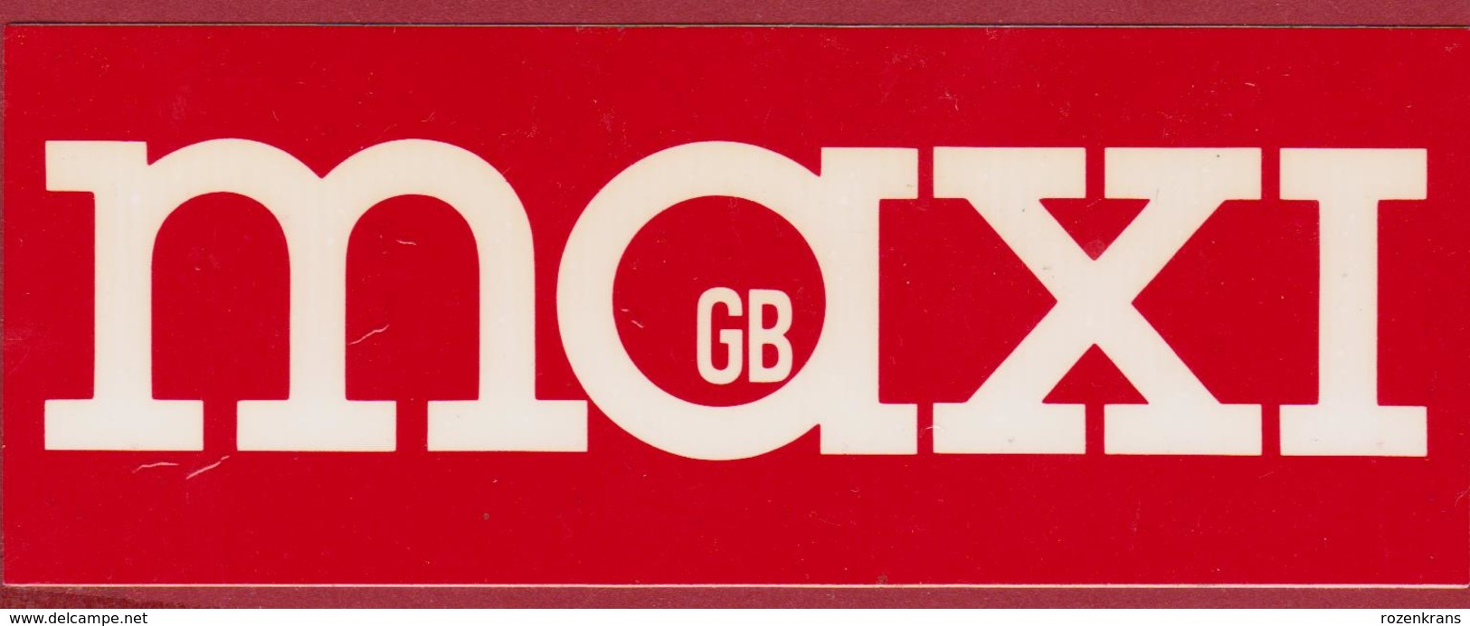 MAXI GB Sticker Adesivo Aufkleber Autocollant - Stickers