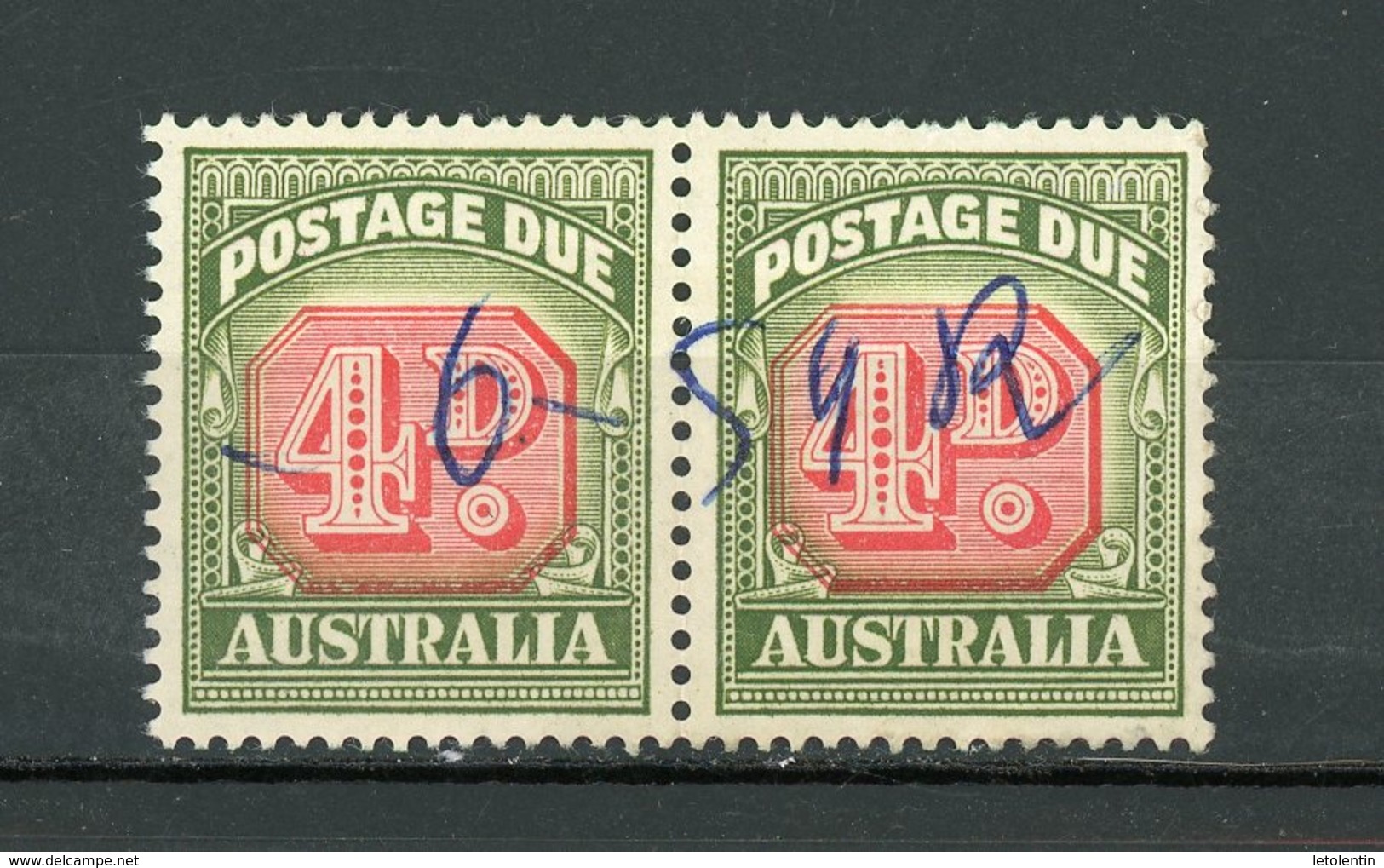 AUSTRALIE - TAXE N° Yvert 42 ?  Obli. - Postage Due