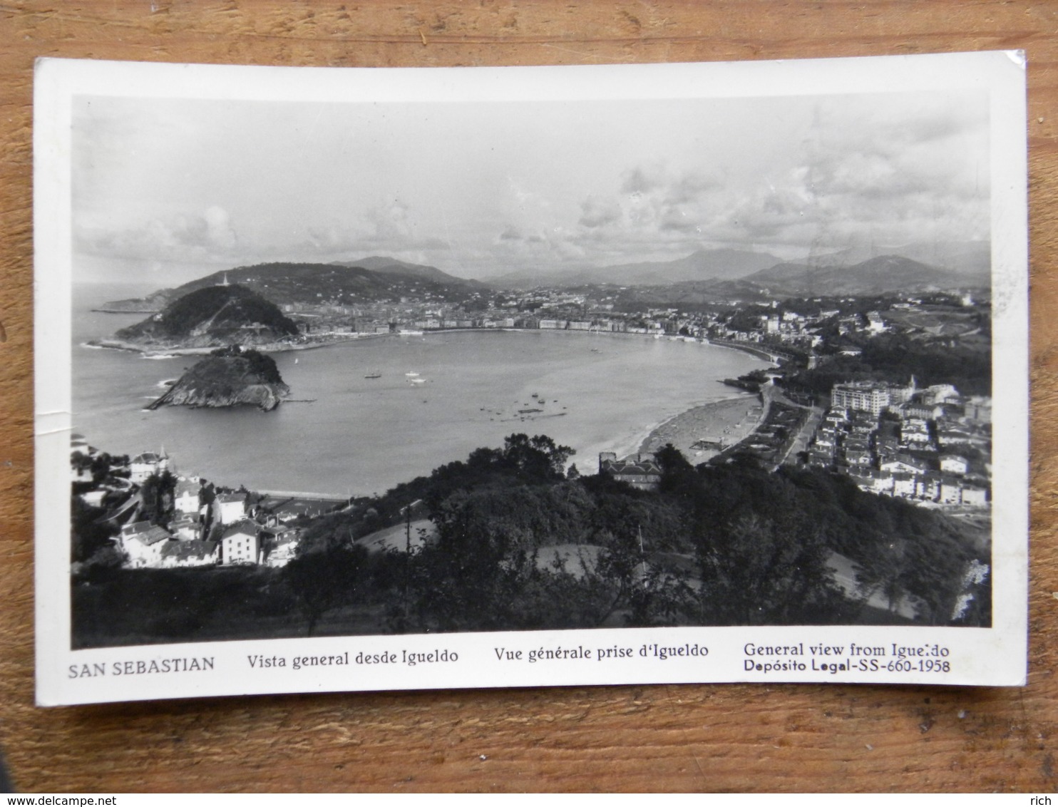 CP ESPAGNE - SAN DEBASTIAN - Vue Générale Prise D'Igueldo - Sonstige & Ohne Zuordnung