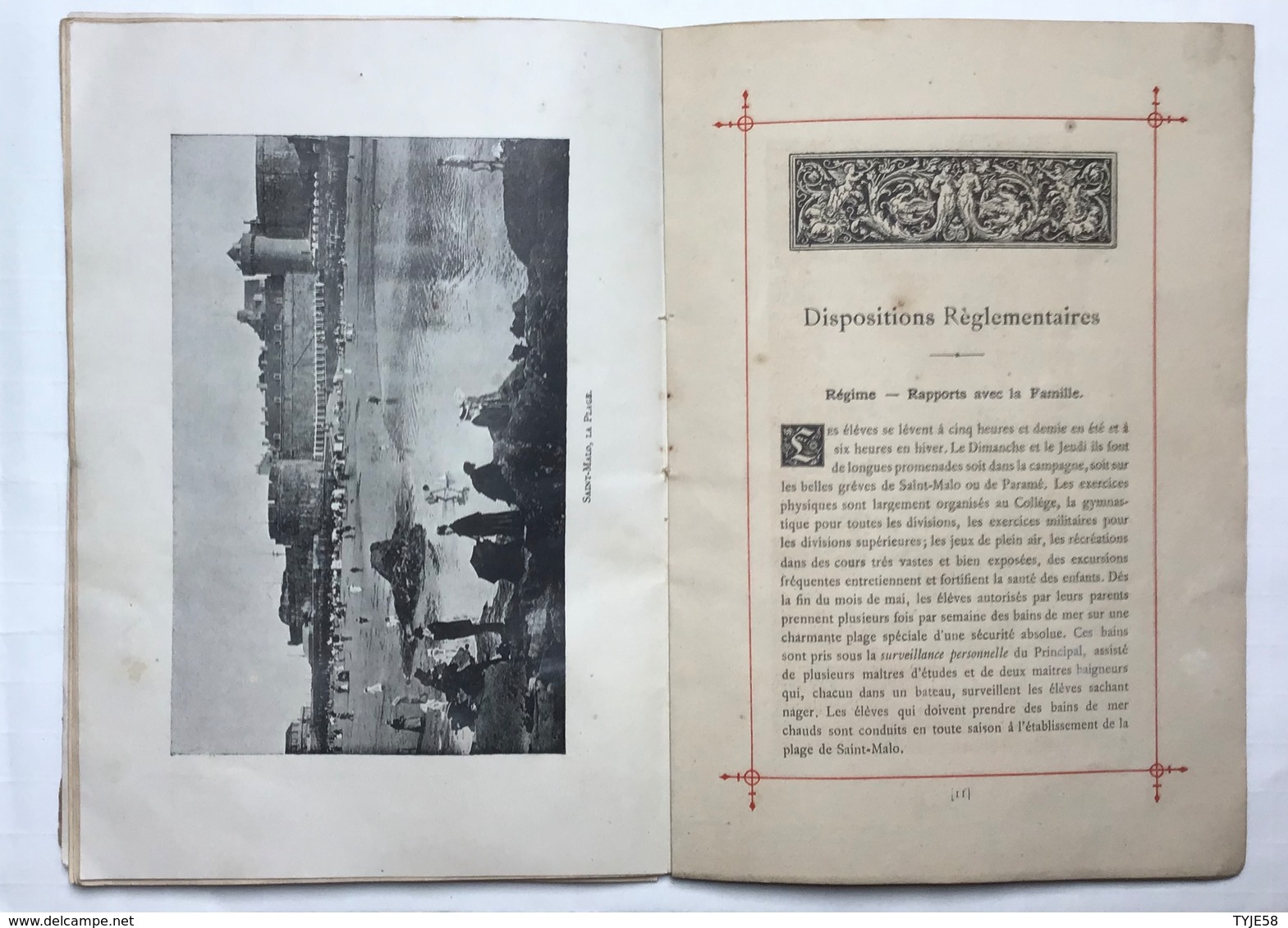 TRÈS RARE Fascicule De 1897 Sur Le Collège De Saint Servan  . Voir Détails Et Photos - Saint Servan