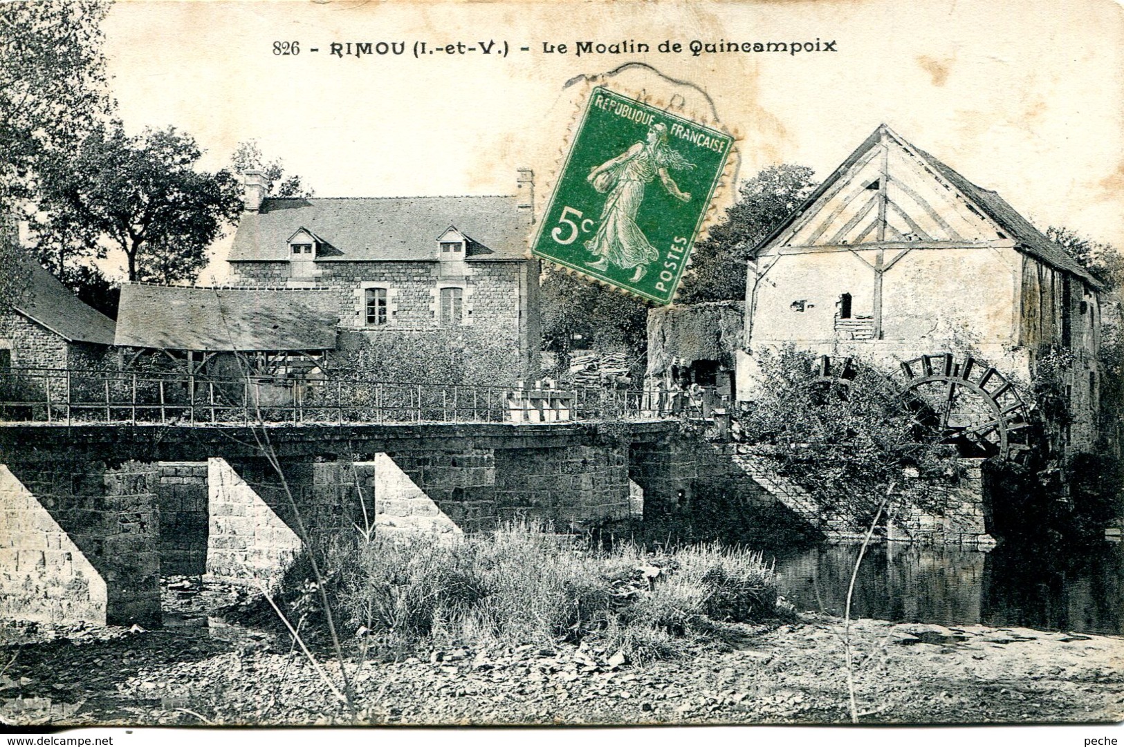 N°6787 -cpa Rimou -le Moulin De Quincampoix- - Water Mills