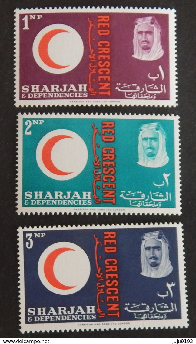 SHARJAH MI 28/30 NEUFS**MNH "CROIX ROUGE" ANNÉE 1963 - Sharjah