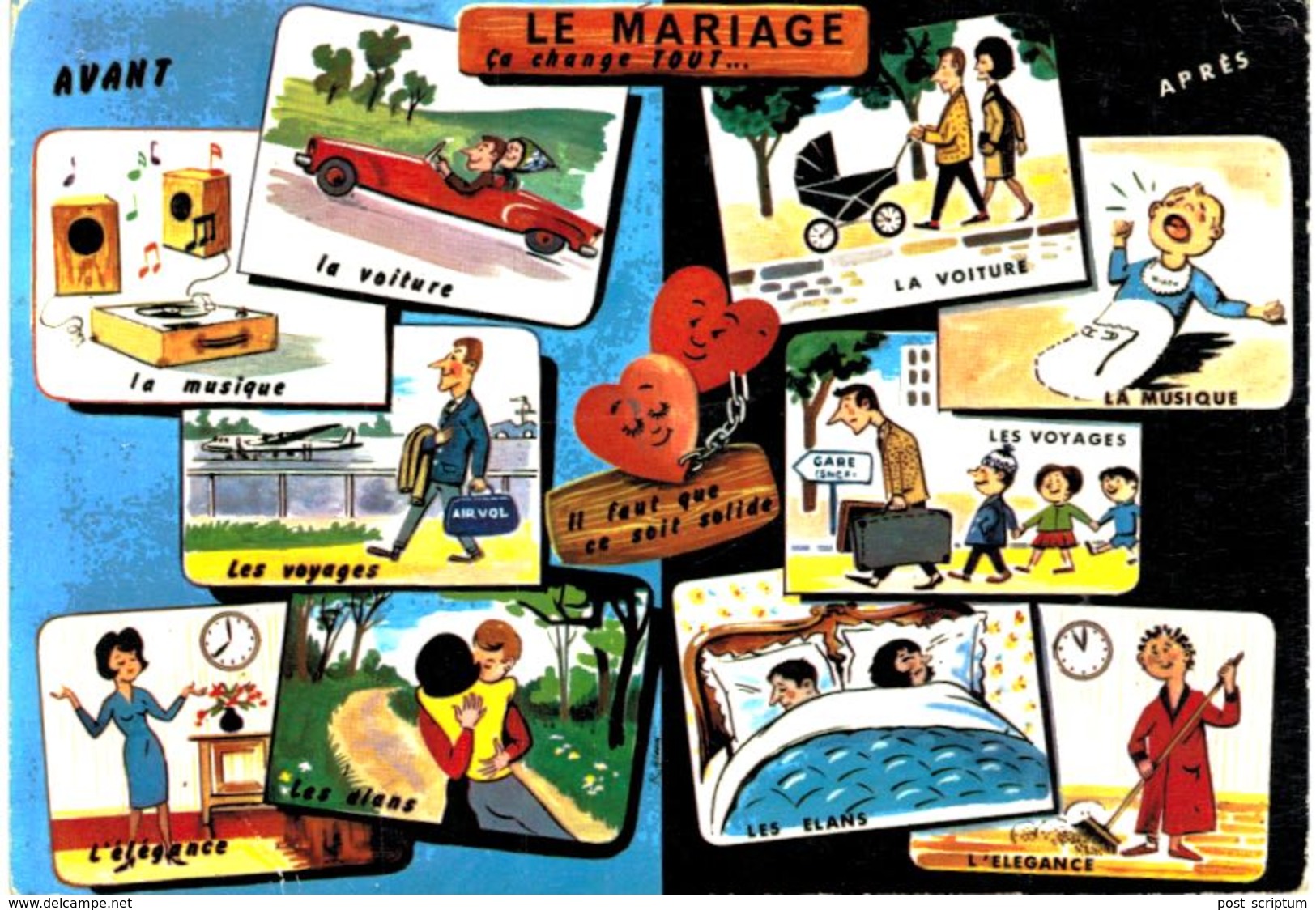 Lot 204- Thème - Humour - 70 cartes