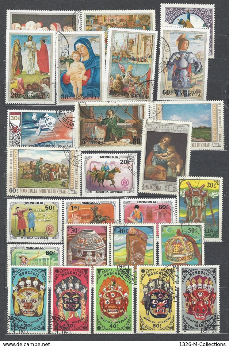 53 TIMBRES MONGOLIE - Mongolia