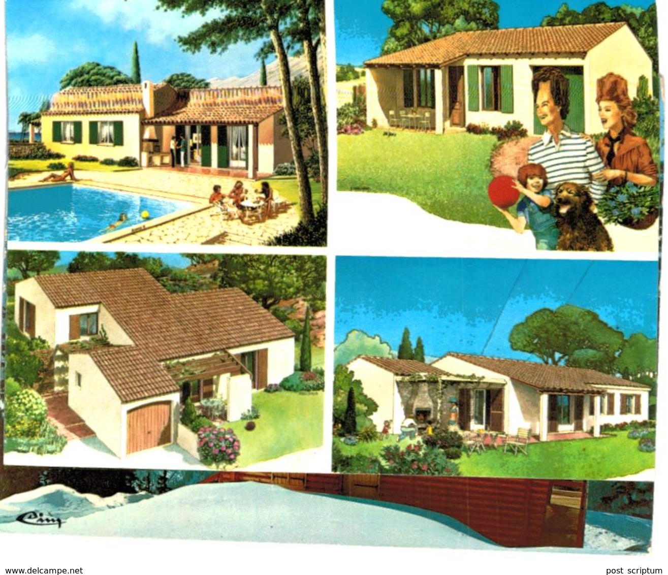 Lot 205- Thème - maison et bâtiments - 200 cartes