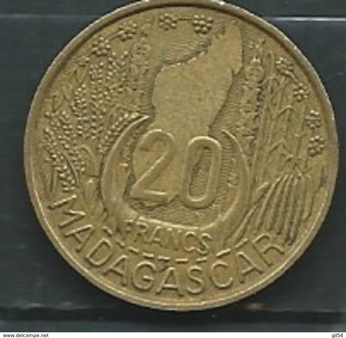 Madagascar 20 Francs 1953    - Pieb 23801 - Madagascar