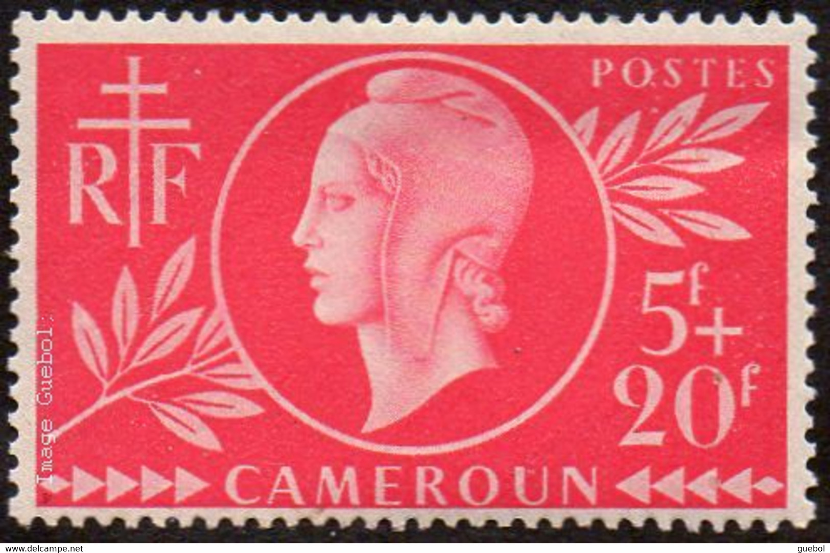 Détail De La Série Entraide Française ** Cameroun N° 265 - Marianne De Dulac - 1944 Entraide Française