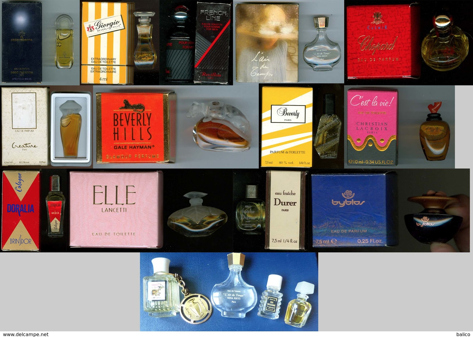 Très Bon Lot De 31 Miniatures De Parfums En Boite,  Pratiquement Toutes Pleines Sauf  2 (vide) ! - Mignon Di Profumo (con Box)