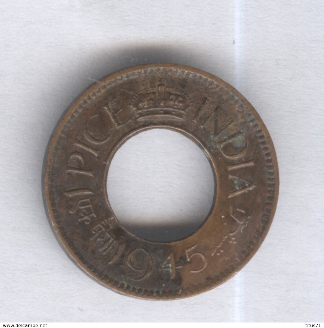 1 Pice Inde / India 1945 - India