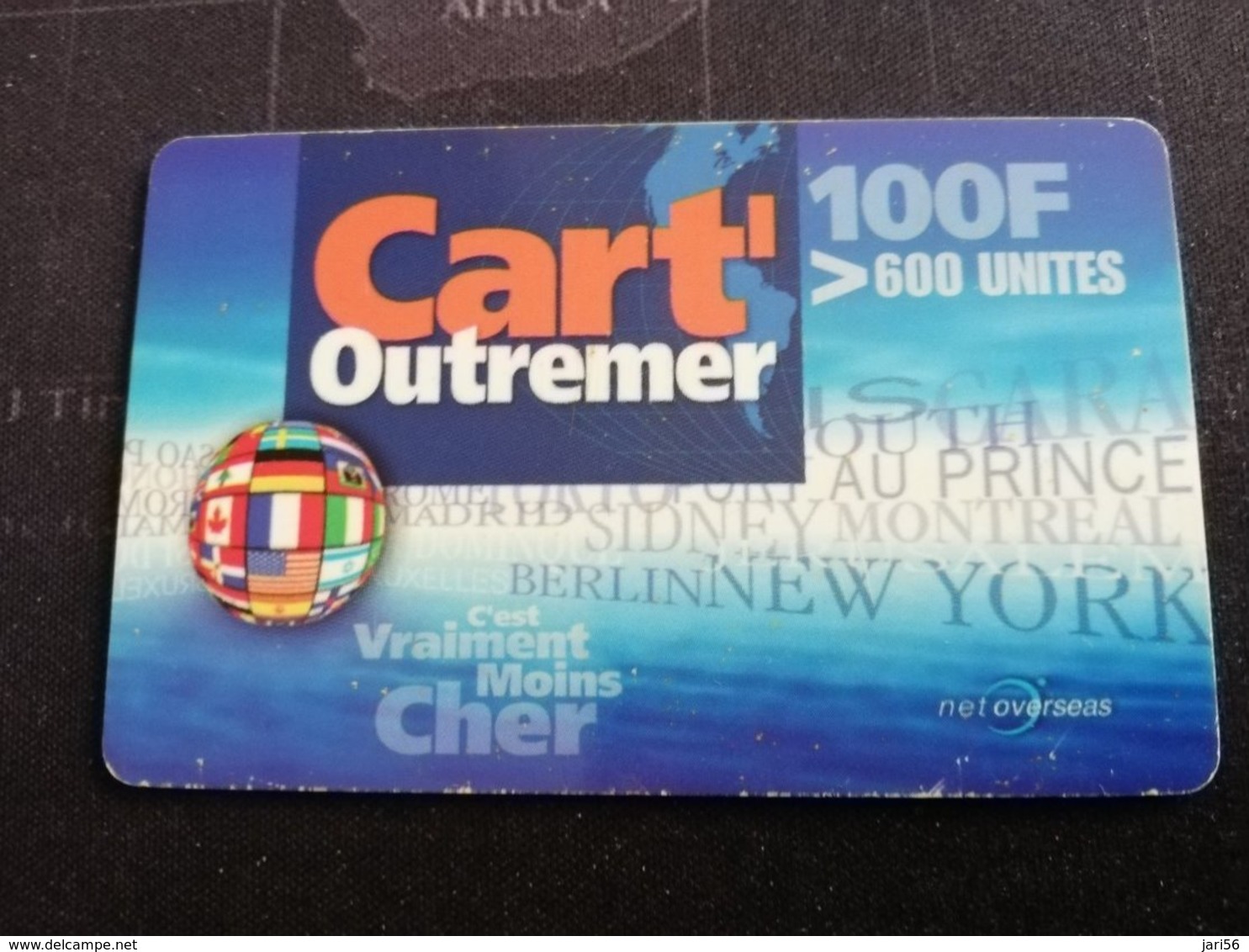 Caribbean Phonecard St Martin French   CART  OUTREMER 100 FF (SXM) ANTF CO2F **1721 ** - Antillas (Francesas)