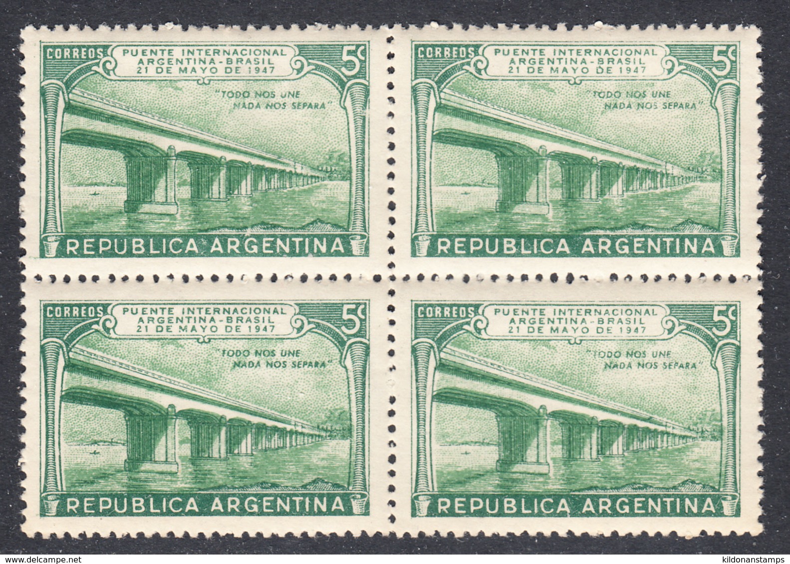 Argentina 1947, Mint No Hinge, Block, Sc# , SG ,Yt 484 - Nuovi
