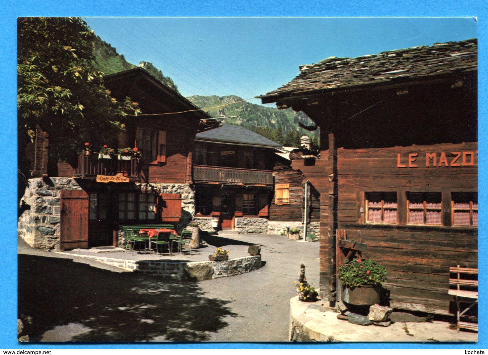 NY776, Fionnay, Val De Bagnes, "Le Mazot", Café Du Vieux Fionnay, 10006, GF, Circulée 1990 - Bagnes