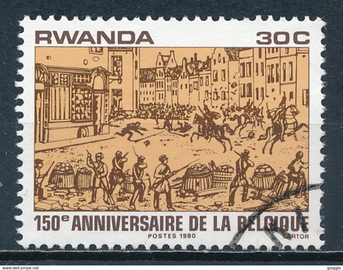 °°° RWANDA - Y&T N°959 - 1980 °°° - Usados
