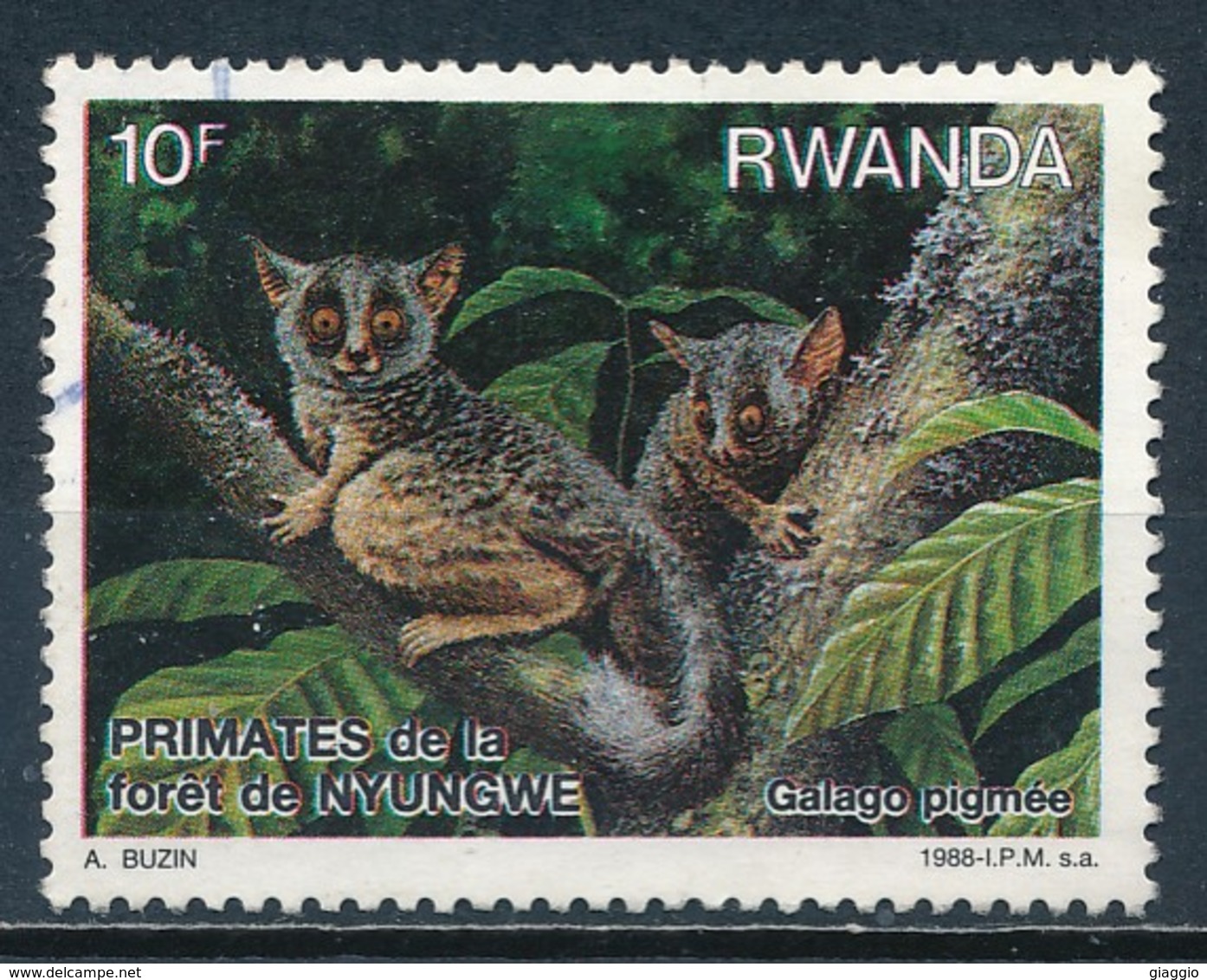 °°° RWANDA - Y&T N°1261 - 1988 °°° - Used Stamps