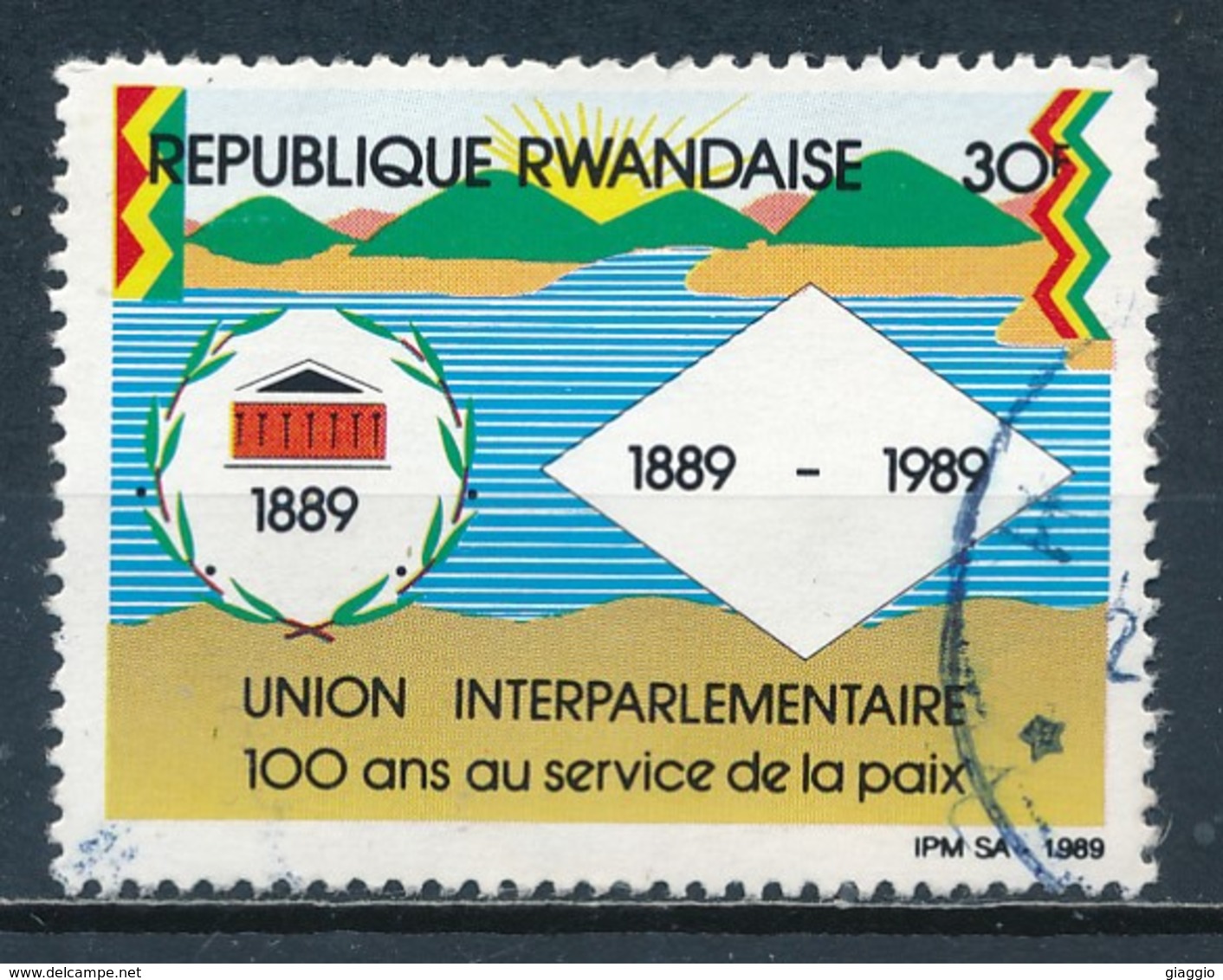 °°° RWANDA - Y&T N°1282 - 1989 °°° - Oblitérés