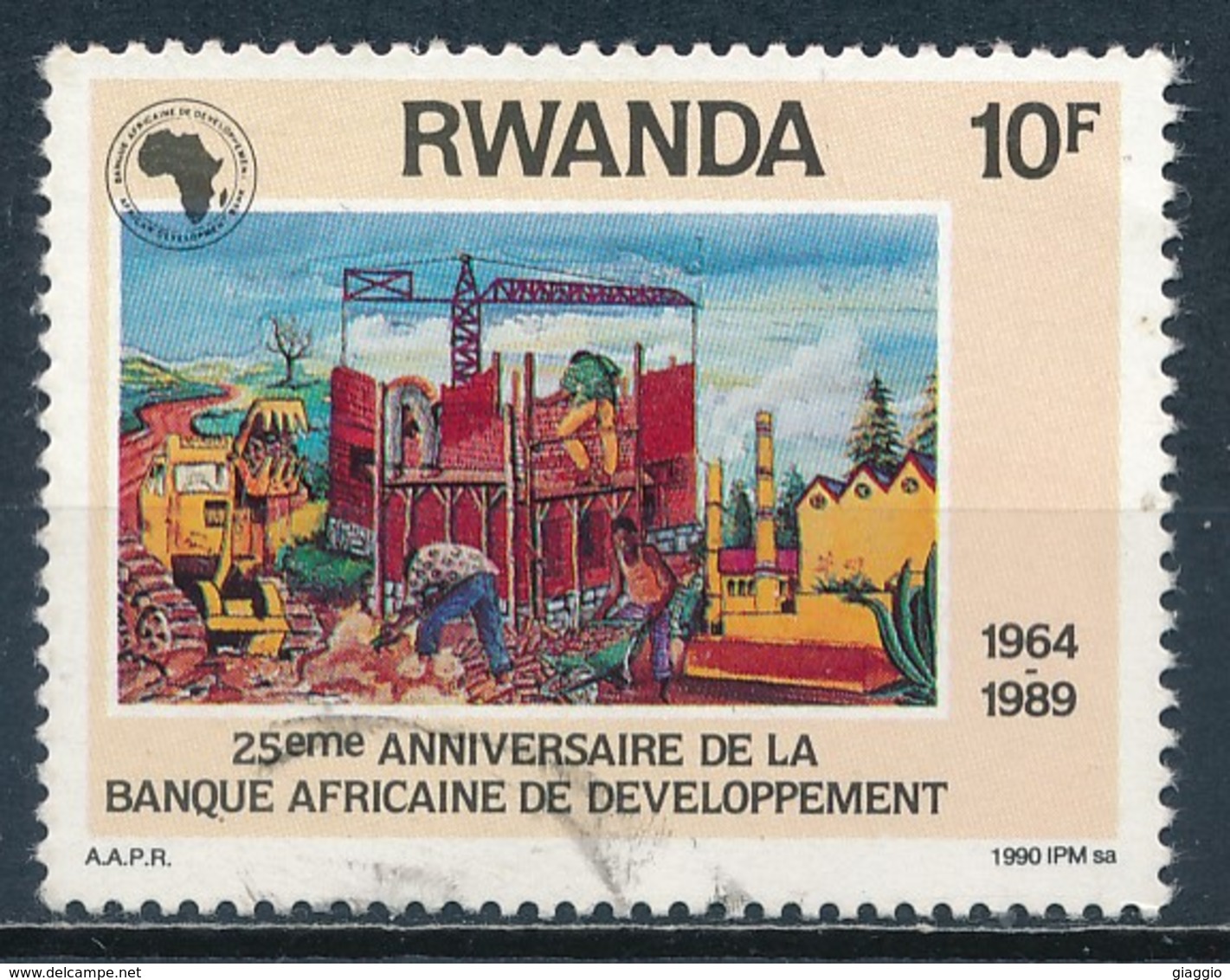 °°° RWANDA - Y&T N°1297 - 1990 °°° - Oblitérés