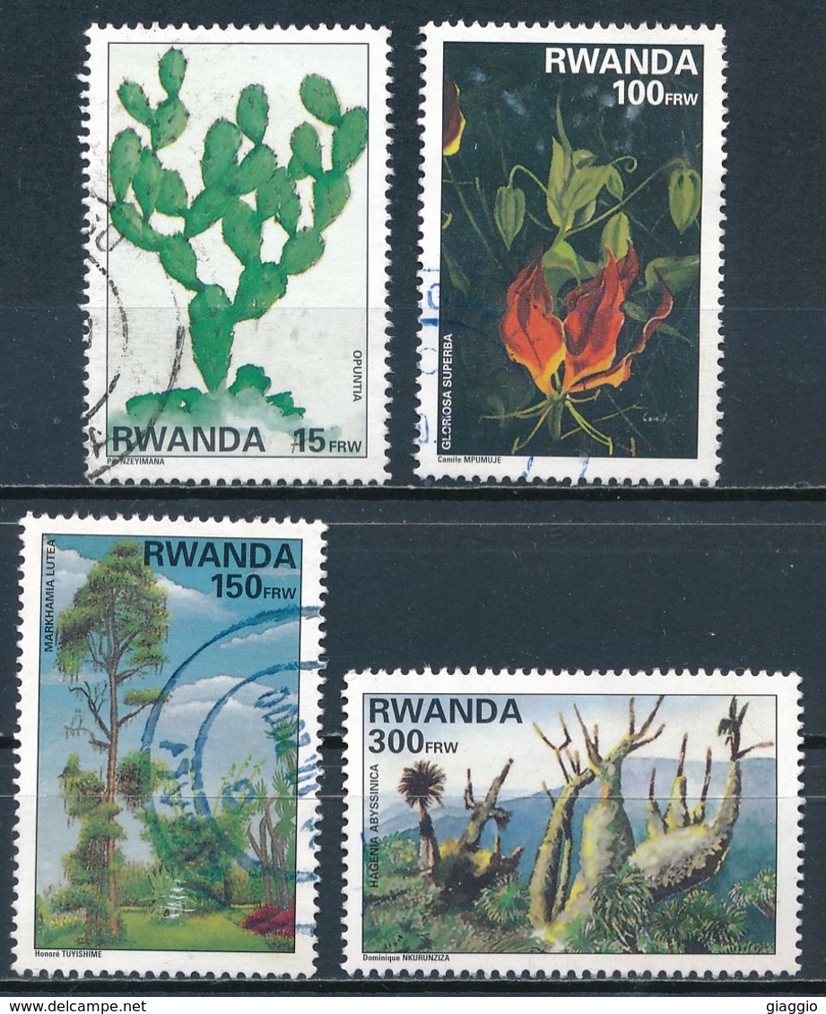 °°° RWANDA - Y&T N°1328/31 - 1997 °°° - Used Stamps