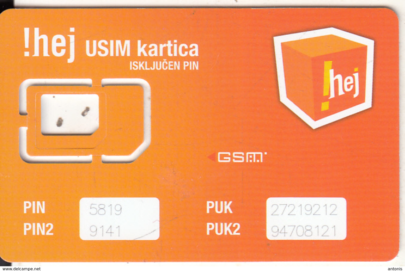 BOSNIA - HEJ GSM(multi Sim), Used - Bosnie