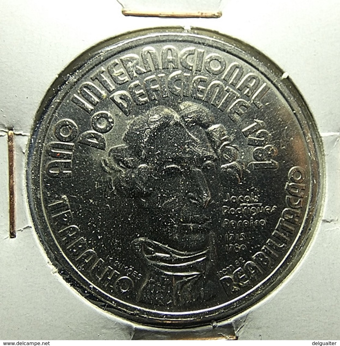 Portugal 100 Escudos 1984 Ano Internacional Do Deficiente - Portogallo