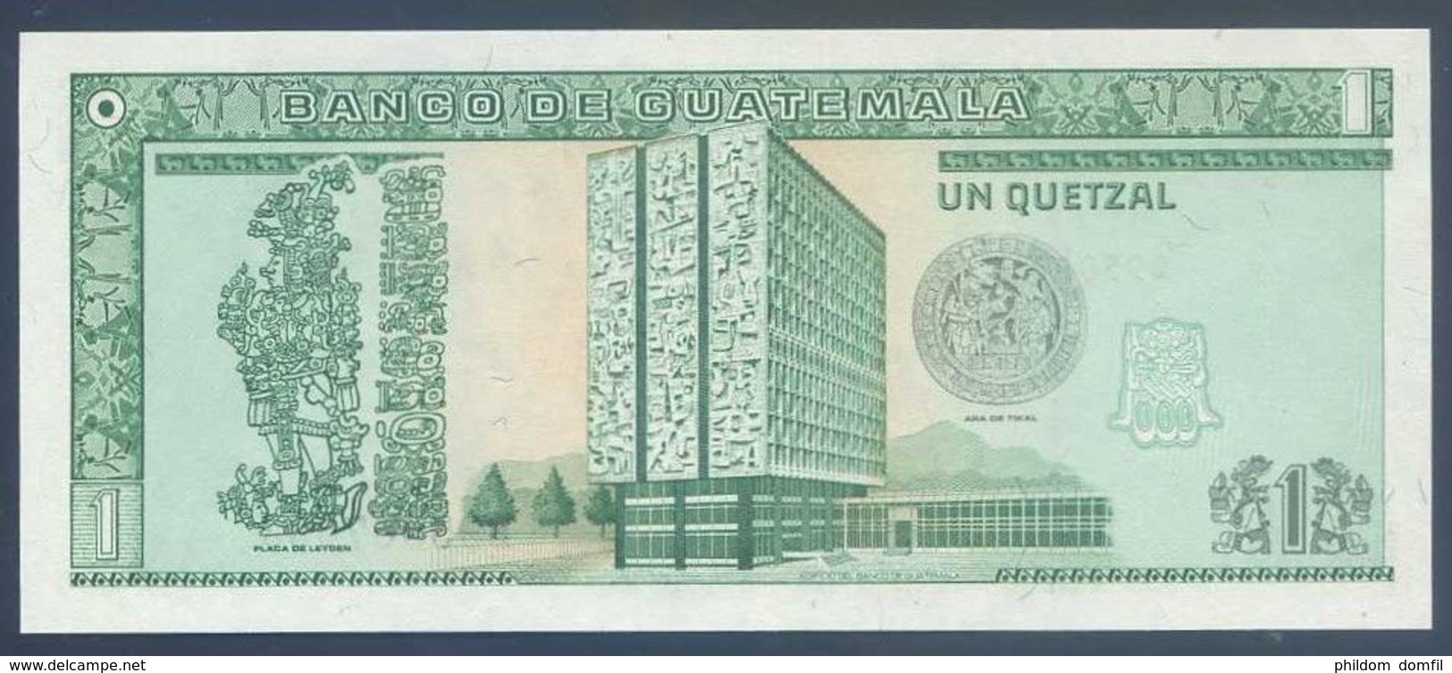 Ref. 2658-3081 - BIN GUATEMALA . 1992. GUATEMALA 1 QUETZAL 1992 - Guatemala