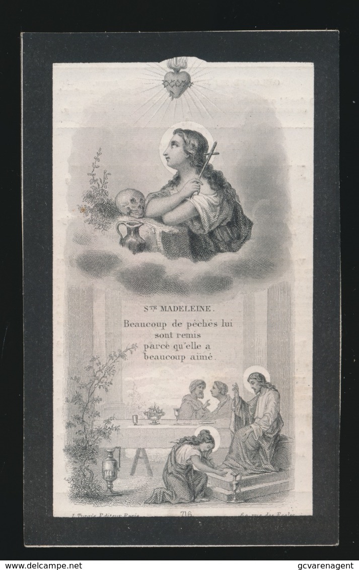 EUFENIA DE MUYNCK  AALTER  1810  1887 - Todesanzeige