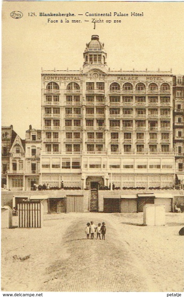 Blankenberghe , Continental Palace Hôtel - Blankenberge