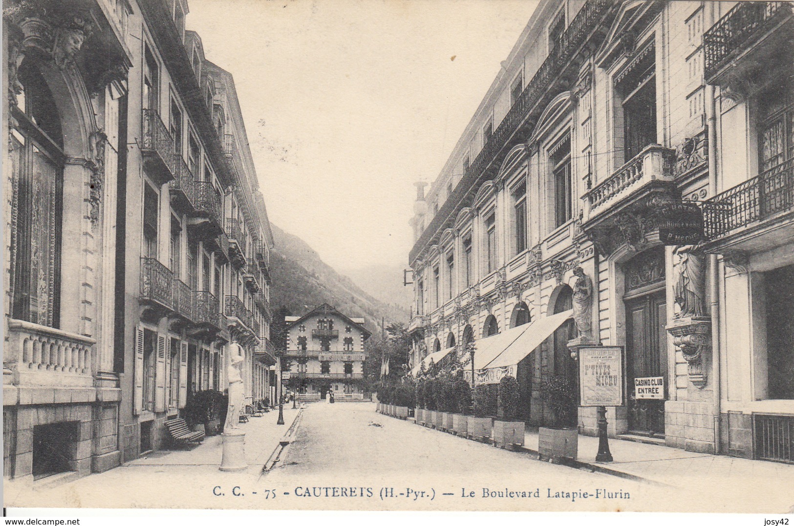 CAUTERETS LE BOUEVARD LATAPIE FLURIN - Cauterets