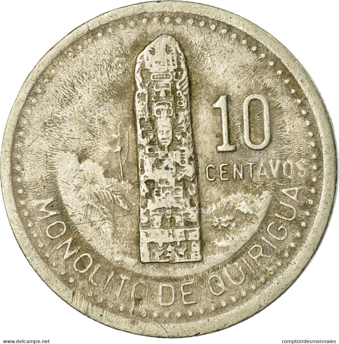 Monnaie, Guatemala, 10 Centavos, 1995, TB+, Copper-nickel, KM:277.6 - Guatemala