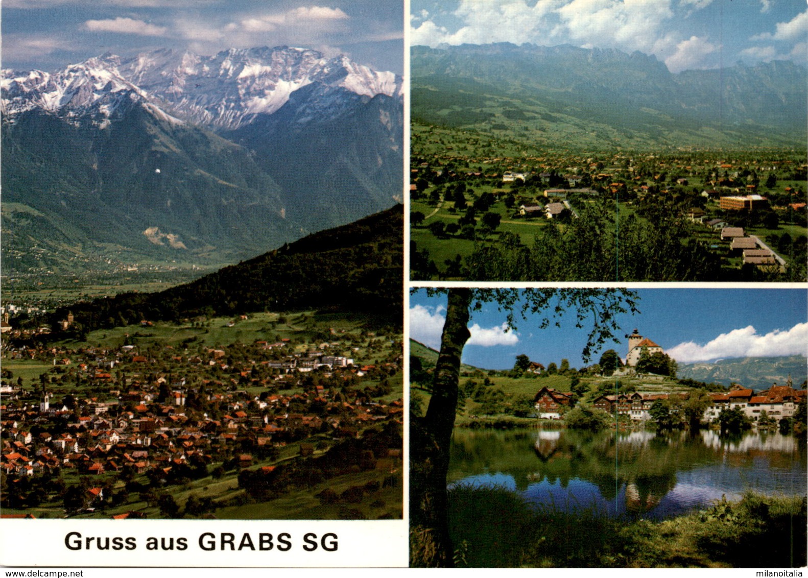 Gruss Aus Grabs SG - 3 Bilder (38498) (b) - Grabs