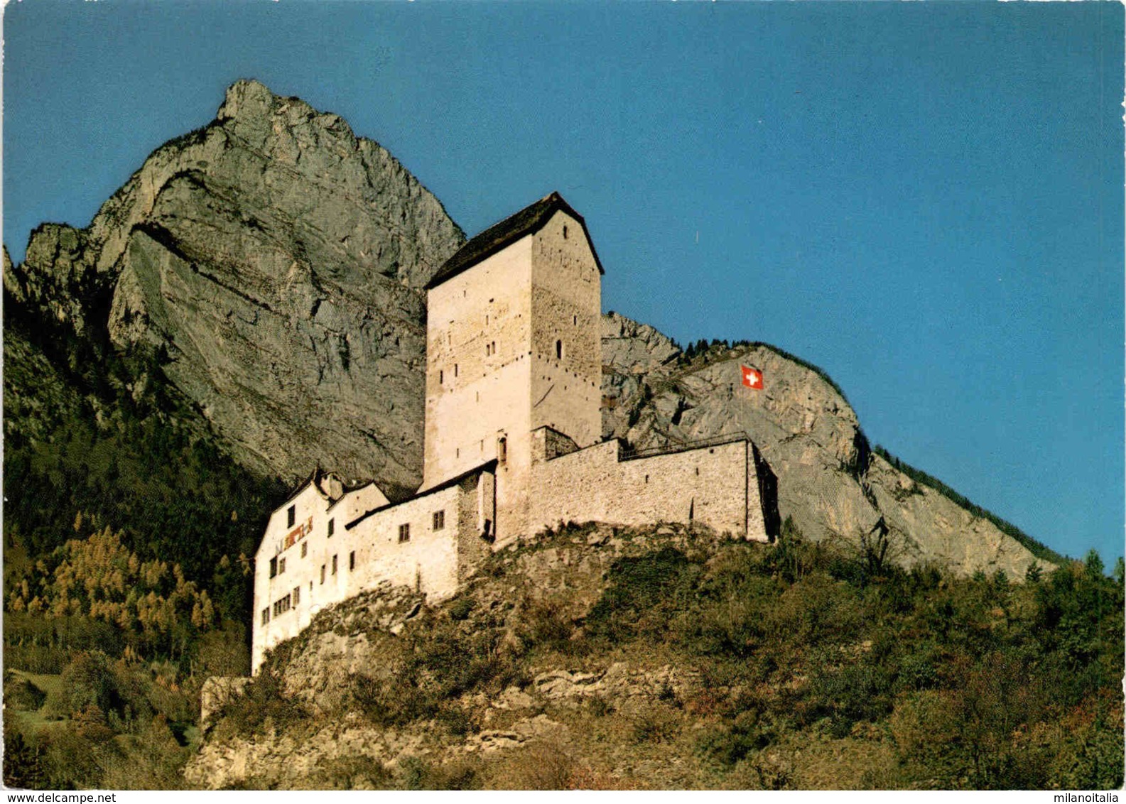 Schloss Sargans Mit Gonzen (114) - Sargans